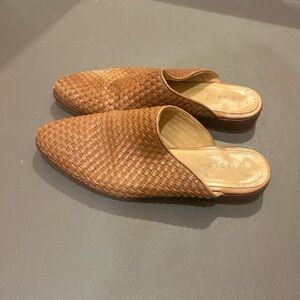 Nisolo Leather Woven Mules